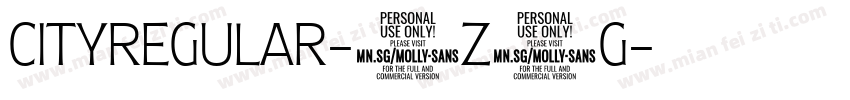 Cityregular-3z9G字体转换