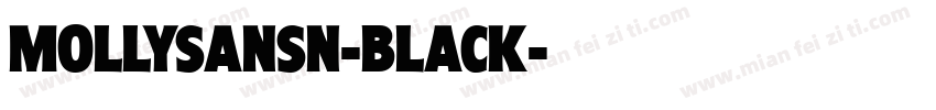 MollySansN-Black字体转换