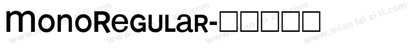 MonoRegular字体转换