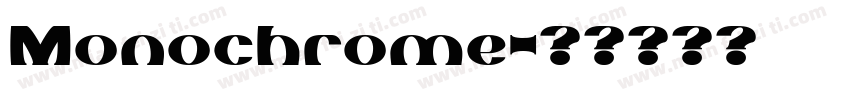 Monochrome字体转换