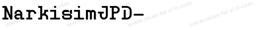 NarkisimJPD字体转换