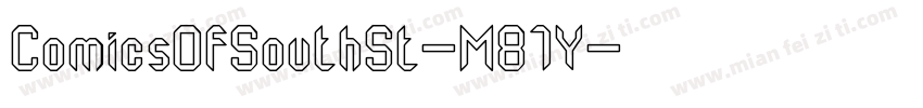 ComicsOfSouthSt-M81Y字体转换