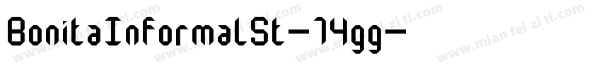 BonitaInformalSt-14gg字体转换