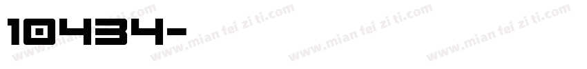 10434字体转换