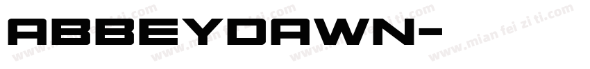 abbeydawn字体转换