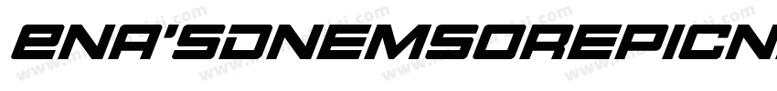 Ena’sDnemsorePicnew字体转换