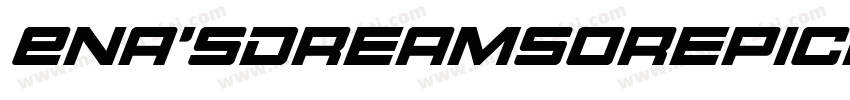 Ena’sDreamsorepicrew上面有蜡烛字体转换
