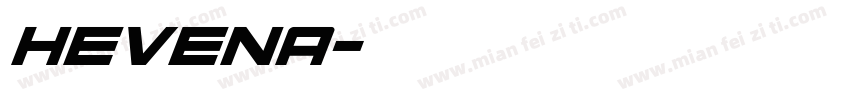 Hevena字体转换