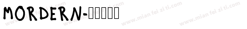MORDERN字体转换