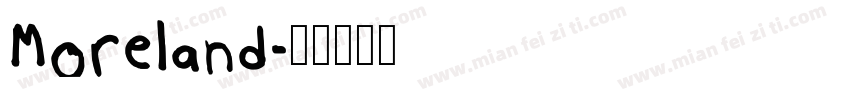 Moreland字体转换