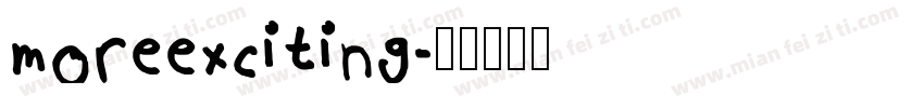 moreexciting字体转换