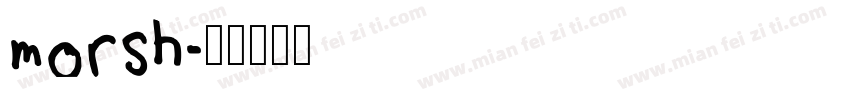 morsh字体转换