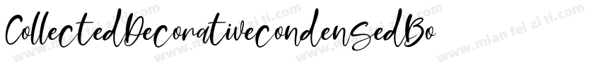 CollectedDecorativecondensedBold-7y1B字体转换