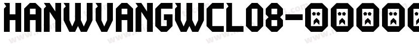 HanwvangWCLo8字体转换