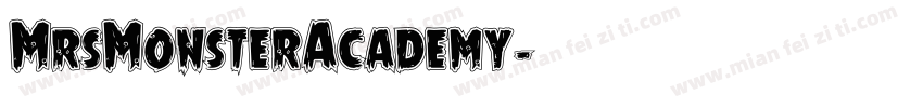 MrsMonsterAcademy字体转换