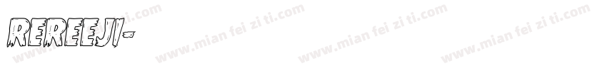 rereeji字体转换