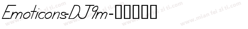 Emoticons-DJ9m字体转换