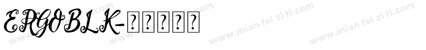 ERGOBLK字体转换