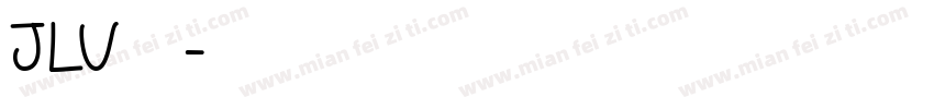 JLV格格铺字体转换