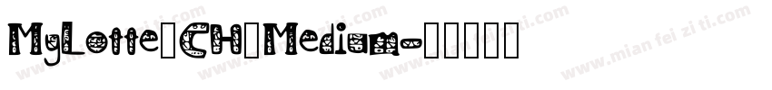 MyLotte_CH_Medium字体转换