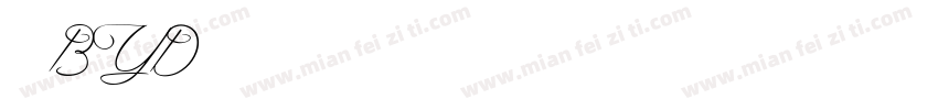 比亚迪BYD字体转换