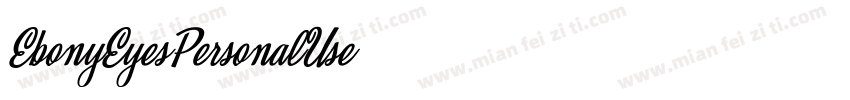 EbonyEyesPersonalUse字体转换