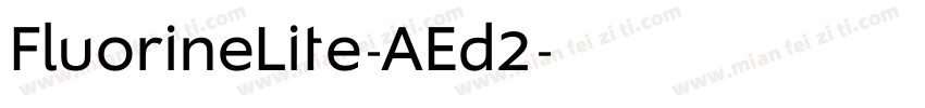 FluorineLite-AEd2字体转换