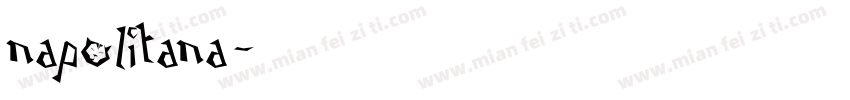 napolitana字体转换