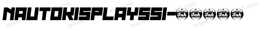 NAUTOKISPLAYSSI字体转换