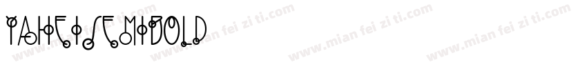 YaHeiSemibold字体转换