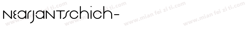 NearJanTschich字体转换