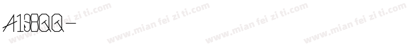 晋A138QQ字体转换
