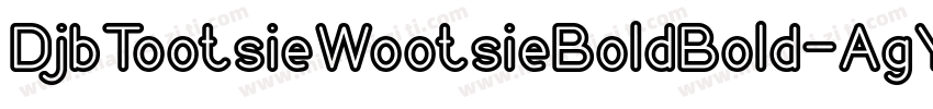 DjbTootsieWootsieBoldBold-AgYx字体转换