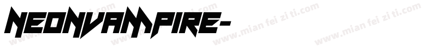 NeonVampire字体转换
