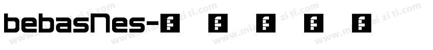 bebasNes字体转换