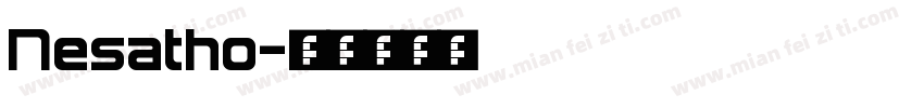 Nesatho字体转换