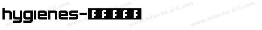 hygienes字体转换