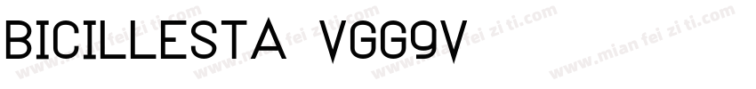 Bicillesta-VGG9V字体转换