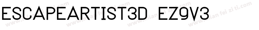 EscapeArtist3D-eZ9V3字体转换