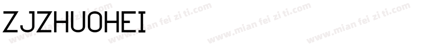 ZJZhuoHei字体转换