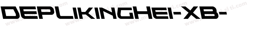 DEPLikingHei-XB字体转换