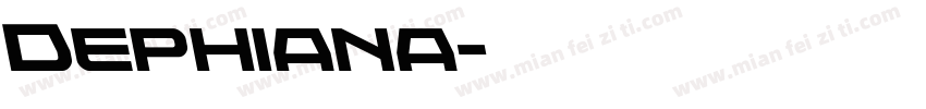Dephiana字体转换