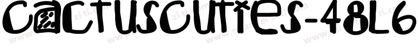 CactusCuties-48L6字体转换