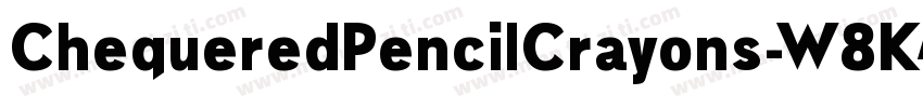 ChequeredPencilCrayons-W8K4字体转换