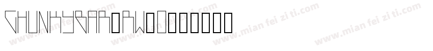 ChunkyBar-rw1O字体转换