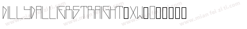 DillydallierStraight-xW1O字体转换