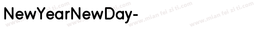 NewYearNewDay字体转换