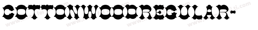 CottonwoodRegular字体转换