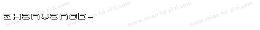 zhanyanGB字体转换