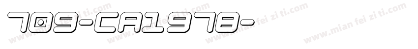 709-CA1978字体转换